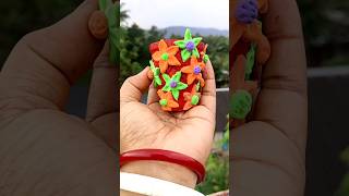 Cute flower pot❤️⭕flowerpot youtubeshorts diy diycrafts diycraft shorts shortvideo [upl. by Anivel]