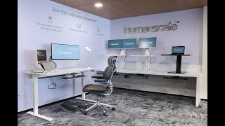 Humanscale Ergonomic Workstation Demo [upl. by Enrichetta]