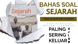 Kolonialisme dan imperialisme bangsa Eropa di Indonesia kelas 11  latihan soal akhir bab [upl. by Icrad]