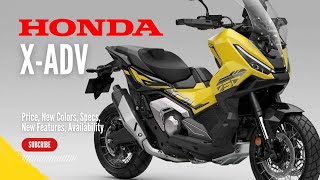 2025 Honda XADV Price New Colors Specs New Features Availability [upl. by Joao]