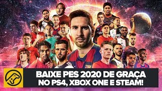 DICA Como BAIXAR a versão GRÁTIS do PES 2020 PS4 XBOX ONE e STEAM [upl. by Ardnuhsal]