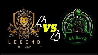 🦅44 DAYS🦅 🆚🦅LEGEND TM🦅 БИТВА ГИЛЬДИИ 4vs4 💥🔥 shorts freefire [upl. by Aicnetroh151]