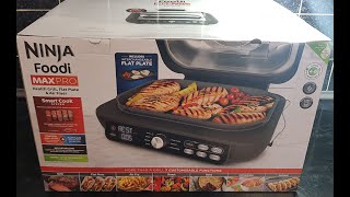 Ninja Foodi MAX Pro Health Grill Flat Plate amp Air Fryer Unboxing [upl. by Prober]