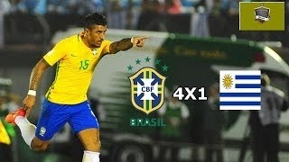 Uruguai x Brasil Eliminatórias da Copa 2018 Jogo Completo [upl. by Itoc]