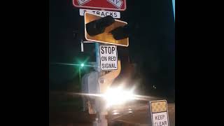 Devon Street level crossing Woodbridge Western Australia [upl. by Eyram]