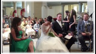 LIVE Trauung in der Kirche  Gesang von Hochzeitssängerin [upl. by Normandy]