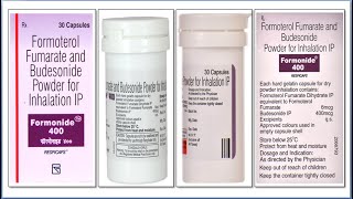 formoterol fumarate and budesonide powder for inhalation ip  formonide 400 inhaler uses [upl. by Dempstor]