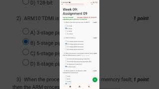 Microprocessor and Microcontrollers NPTEL Week 9 Assignment 9 Answers [upl. by Ellezaj]