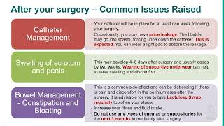 Roboticassisted Laparoscopic Radical Prostatectomy RRP  Preop preparation and Postop care [upl. by Anirdnaxela]