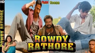 Rowdy Rathore Movie 2012 Akshay Kumar Sonakshi Sinha Rowdy Rathore fight Scenes [upl. by Glen]