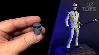 Create a Ball Socket Neck Joint for a 3D Printed Head  DIY ACTION FIGURE [upl. by Nomelihp]