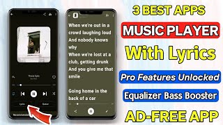 3 Best Music Player with Lyrics Apps For Android in 2024 [upl. by Morrill]