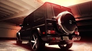 Mercedes G63 Wagon on 22 Vossen CV3 Concave Wheels  Rims [upl. by Osnofledi]