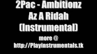 2Pac  Ambitionz Az A Ridah Instrumental [upl. by Yddur233]