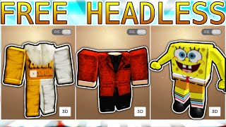 9 WAYS TO GET FREE HEADLESS HEAD in Roblox AVATAR TRICKS [upl. by Rohpotsirhc316]