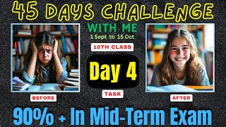 Task of day 4 of 45 days challenge  10th mid term Exam strategy for Maharashtra board Sankalp [upl. by Flavius]