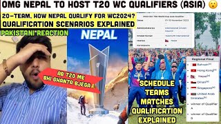 Pak Media Reaction On Nepal To Host T20 Worldcup 2024 Qualifiers 😯 [upl. by Onitsuaf235]