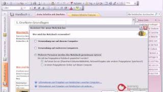 Onenote Tutorial Deutsch freigegebene Notitzbücher [upl. by Sofko]