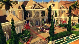 The Sims 4  Speed Build  Millionaires Row  Exotic Palace  Exterior [upl. by Alten678]