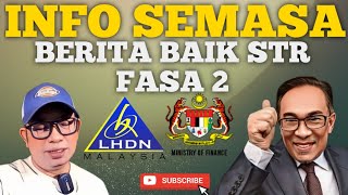 BERITA BAIK UNTUK PENERIMA STR FASA 2 [upl. by Tocs]