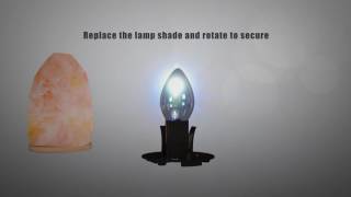 How to Change the Bulb in your Himalayan Salt Lamp [upl. by Amoeji]