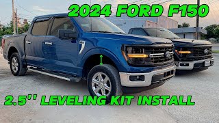 INSTALL A LEVELING KIT MY 2024 FORD F150 XLT [upl. by Maggi]