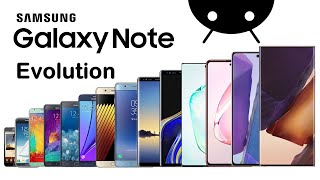 Evolution of Samsung Galaxy Note [upl. by Rizzi]