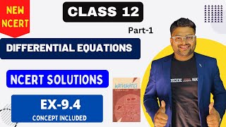 Chapter 9 Differential Equations  Exercise 94 I New NCERT solution Class 12 I Class 12 I A4S [upl. by Ahsienroc]