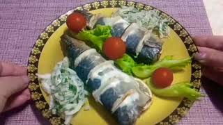 Нежная и вкусная Скумбрия запеченная в духовке без фольги [upl. by Ellinet]