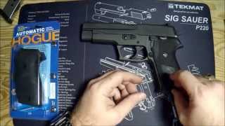 Installing Replacement Hogue Grips on Sig Sauer P220 P226 P227 P229 etc [upl. by Lita342]