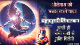 BrahmaMurariSurarchitaLingamLingasht Lingashtakam  लिङ्गाष्टकम्  with Sanskrit lyrics [upl. by Nigem]