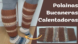 POLAINAS A CROCHET PASO A PASO [upl. by Lleinnad]