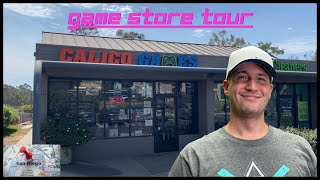 Game Store Tour  Calico Games  San Diego CA USA  Retro Video Games [upl. by Creamer]