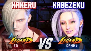 SF6 ▰ KAKERU Ed vs KABEZEKU Cammy ▰ High Level Gameplay [upl. by Ryle270]