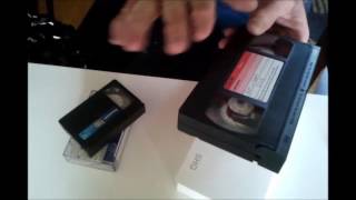 Transfer VHSC Tape to a Standard VHS Cassette [upl. by Roseline]