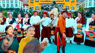 New Tibetan Dance Song 2024 པི་ཝང་མུ་ཏིག་ཕྲེང་མཛེས། [upl. by Anelaj58]