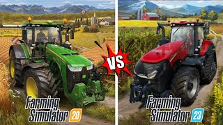 fs 20 vs fs 23 gameplay comparision  graphic comparison [upl. by Ragen]