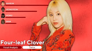 TWICE  Fourleaf Clover Vocal Analysis [upl. by Willem]