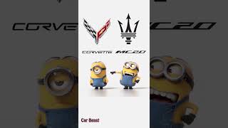 Corvette C8 vs Maserati MC20 funnycar automobile tiktok funny status fyp vs luxury asmr [upl. by Runck]