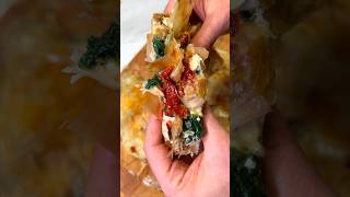 Easy Filo Recipe  Cheesy Spinach Filo Pie in a Skillet [upl. by Nnoj]