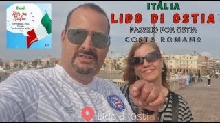 Lido di Ostia litoral de Roma Passeio Rápido pela Costa Romana itália viagemitalia italy [upl. by Daye]