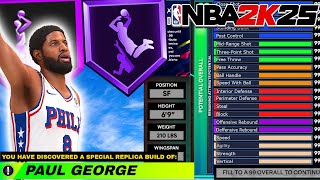 This NEW SLASHING SHOT CREATOR is a MONSTER in NBA 2K25 GETS COMPARED TO PAUL GEORGE [upl. by Sacul]