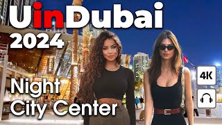 Dubai Live 247 🇦🇪 Amazing City Center Burj Khalifa  4K  Walking Tour [upl. by Lesirg]