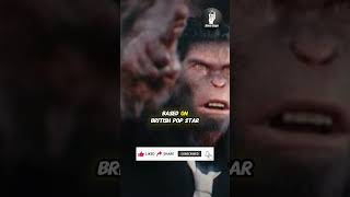 ‘Better Man’ Teaser British Pop Star Robbie Williams Is Played by a Monkey shorts celebrity [upl. by Ainollopa]