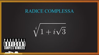 ANALISI 1  Una radice veramente complessa [upl. by Eleazar]