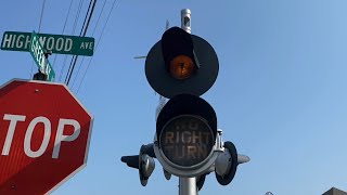 quotNo Right Turnquot Railroad Crossing Signal Light Setup [upl. by Lavina]