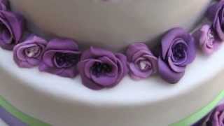 tutorial torta decorata con fiori [upl. by Bonnee]