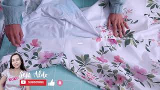 How to Sew in a Full Dress Lining  EASY Sewing Techniques to master [upl. by Kahle]