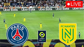 🔴PARIS SAINTGERMAIN PSG VS NANTES LIVE  LIGUE 1 20242025 Full Match Stream Video Game PES 2021 [upl. by Kenaz]