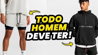 ROUPAS DE ACADEMIA que TODO HOMEM DEVE TER pra Treinar  Moda Masculina [upl. by Annaul]